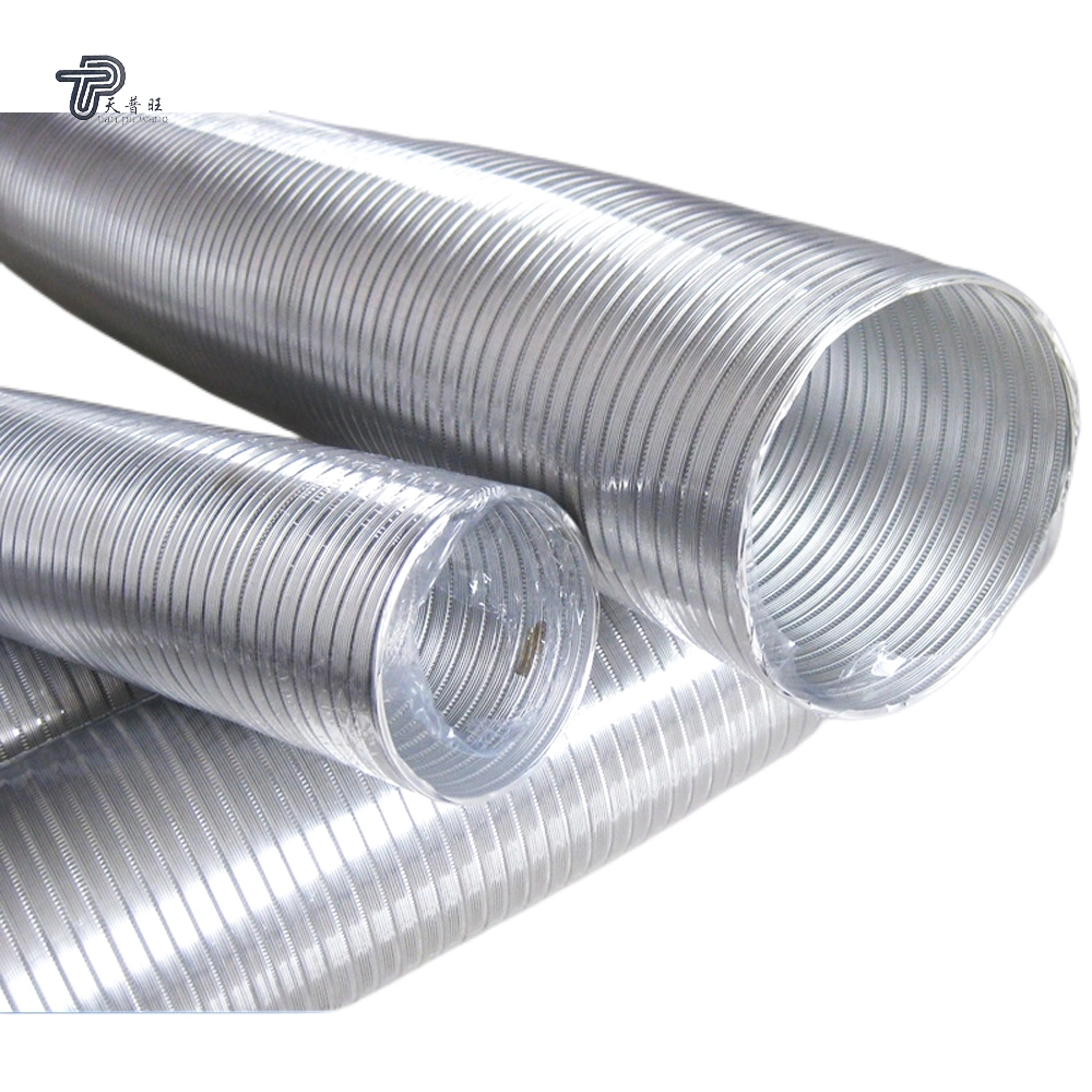Flexible Ventilation Ducting Tube Semi-Rigid Aluminum Air Duct for Range Hood