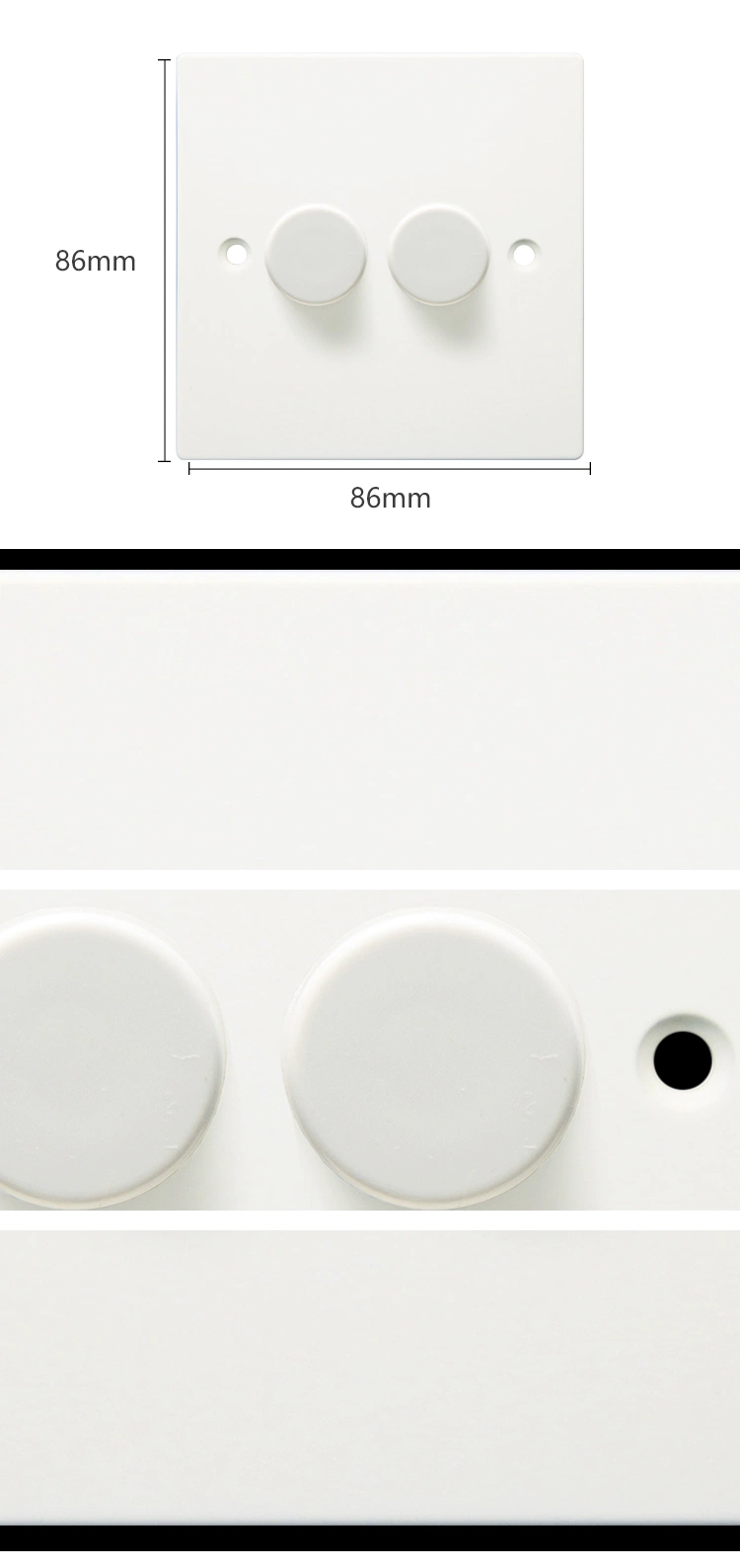 British Standard Dimmer Switch 1way 2 Way Speed Light Switch