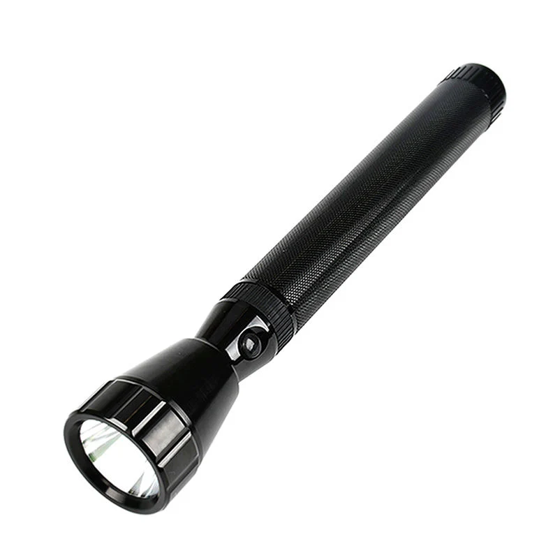 Heavy-Duty Black 4-D Cell Flashlight for Task and Emergency Lighting