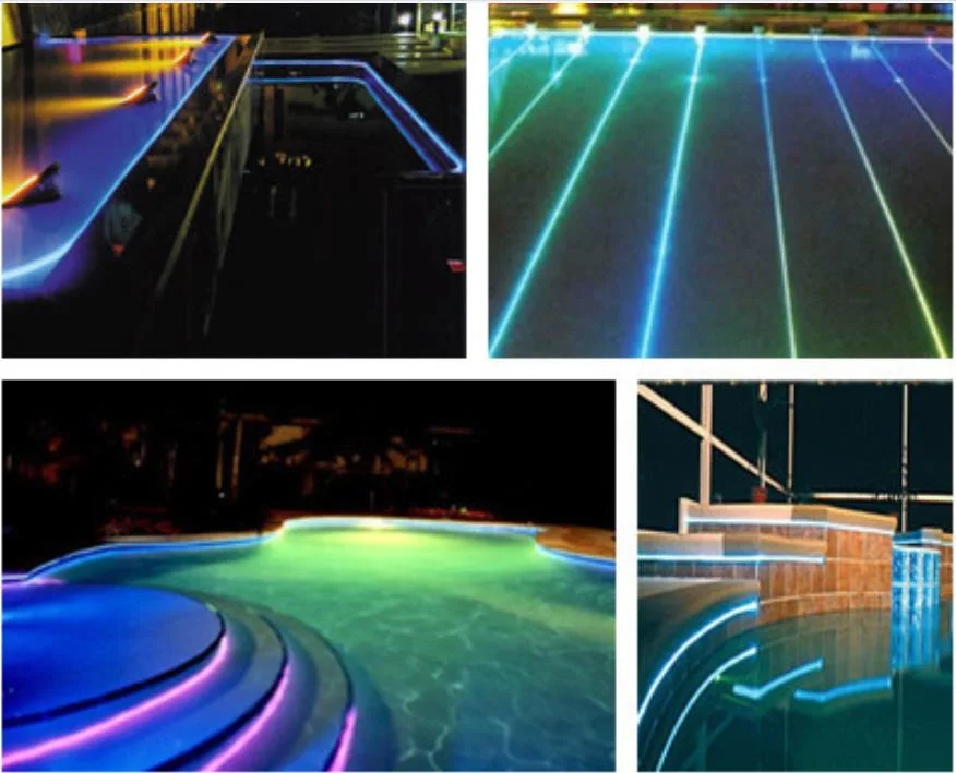 Fiber Optic Swimming Pool Perimeter Lighting