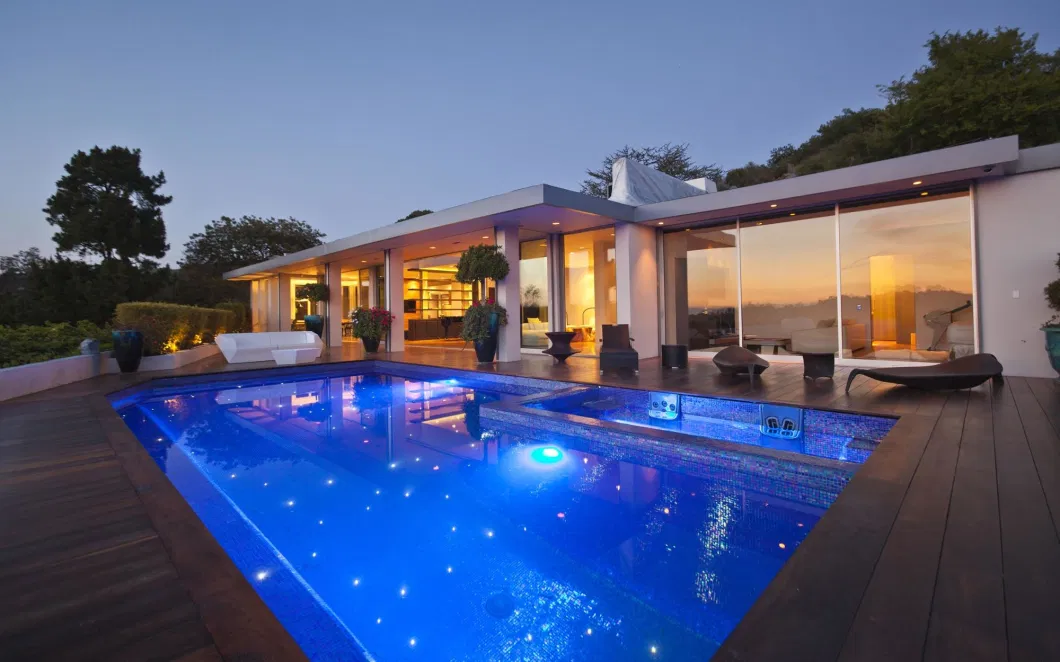 Fiber Optic Swimming Pool Perimeter Lighting