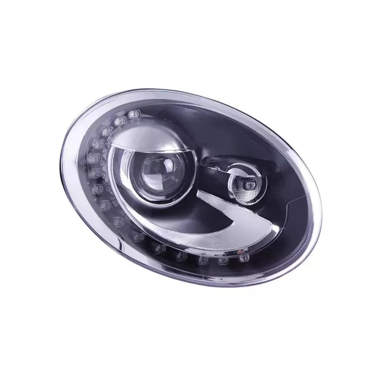 High Quality Suitable for 13-18 VW Beetle Headlight Assembly Retrofitting LED Daytime Running Light Bifocal Lens Xenon Headlight