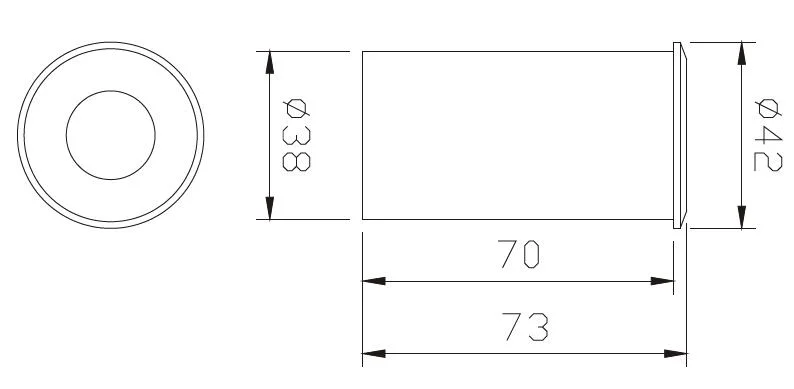 Outdoor Buried Garden Deck Terrace Recessed Spot in Ground Lighting