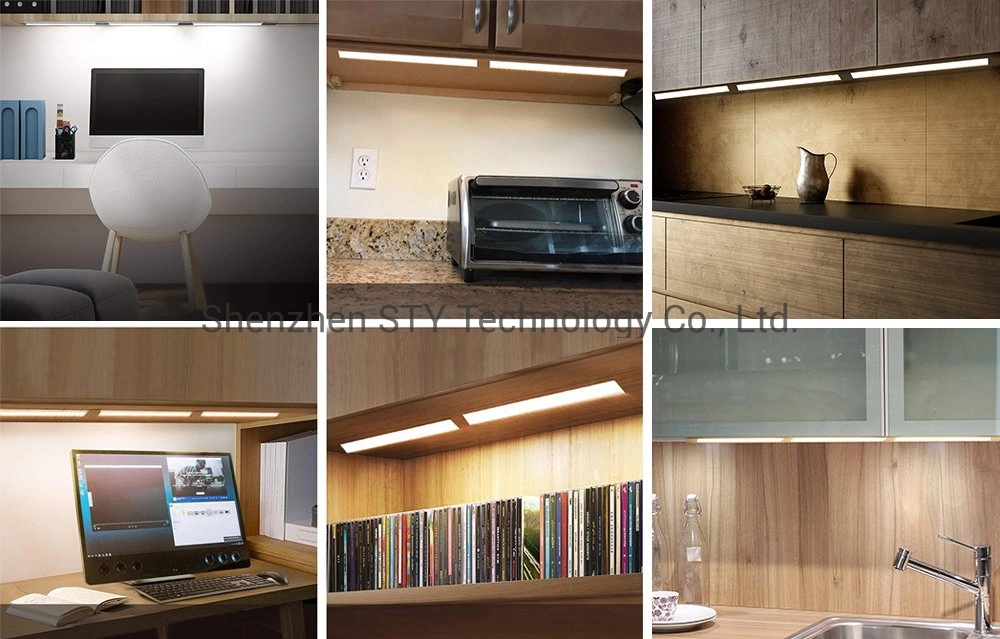 Ultra Thin Only 9.5mm Touch Motion Sensor Surface Mounted LED Kitchen/Task/Cabinet Down Lighting