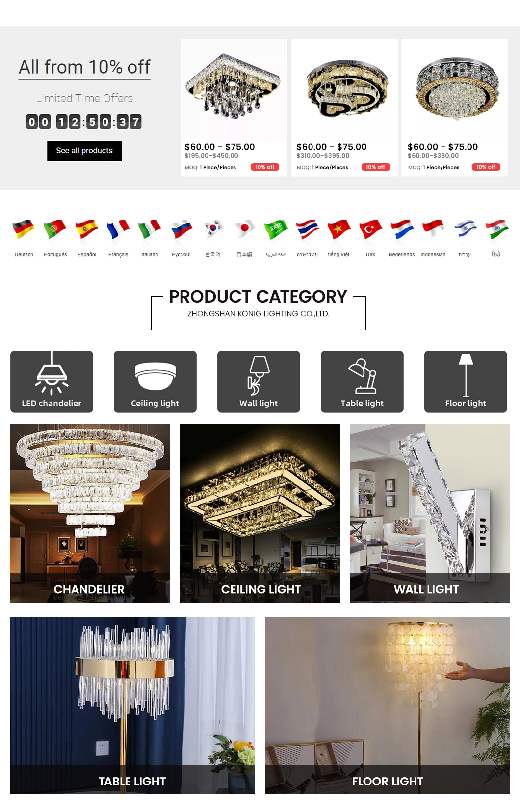 Modern LED Crystal Ceiling Lights Crystal Lamp Body China Modern Crystal Bead Chandeliers Metal Flush Mount Chandelier Ceiling Lights