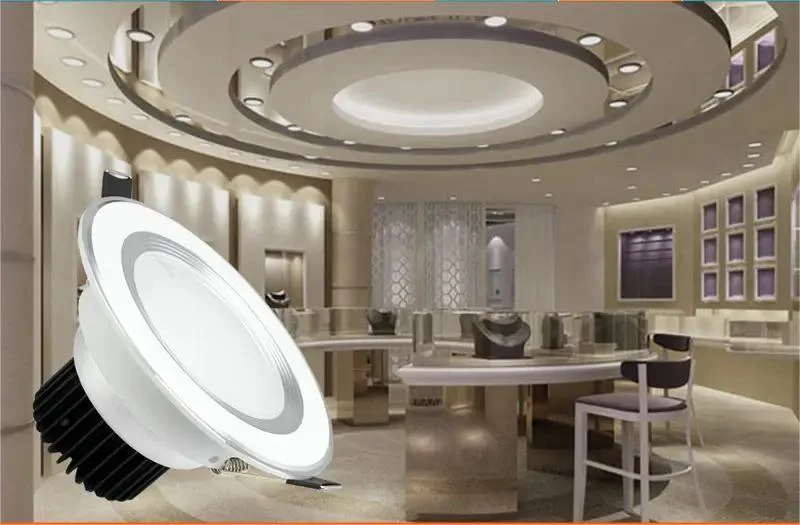 LED Glare Round Recessed Bsp-5W Bsp-7W Bsp-12W Bsp-18W Bsp-24W SMD Dimmable Ceiling Chandelier Pendant Lamp Round Suspended Panel Lighting