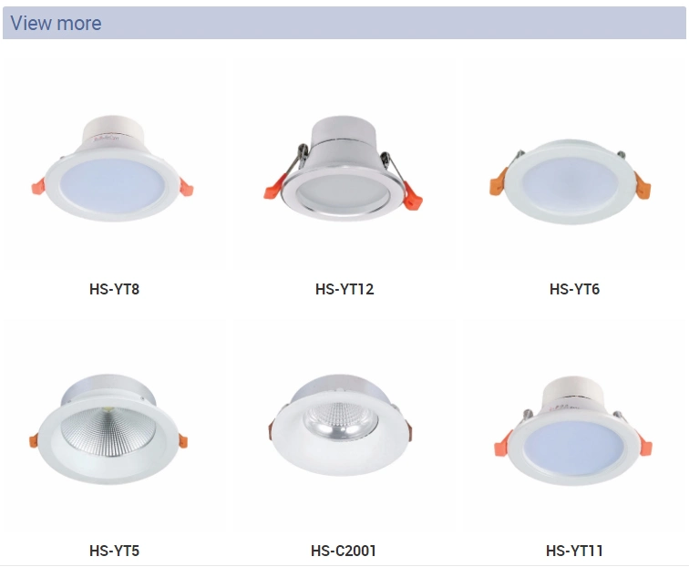 Housing 5/7W White Recessed Flush Mount Ceiling Light Design