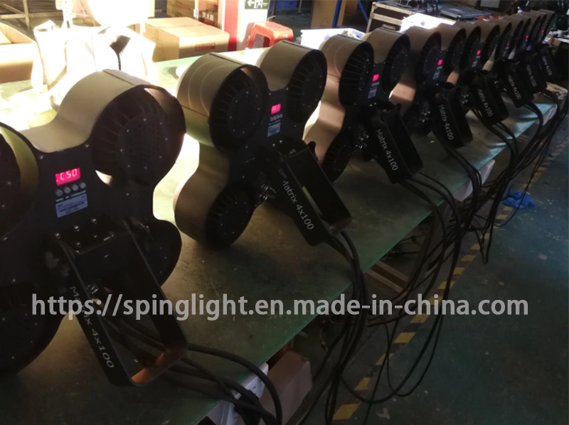 IP65 4 Eyes LED Blinder Lights 400W COB Cool and Warm White for DJ Disco Party Stage Light