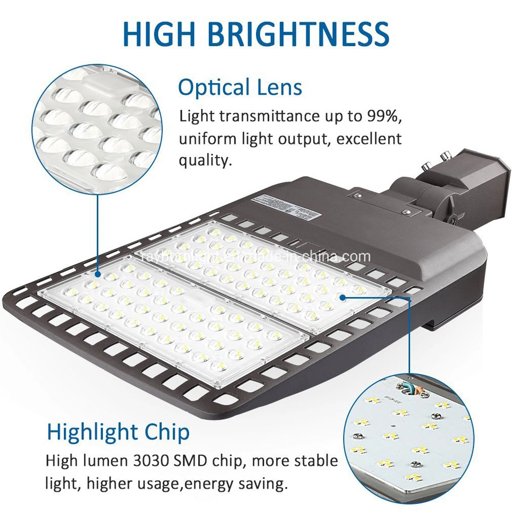 Urban Lighting IP66 Roadway LED Street Luminaire 80W 100W 120W 150W 200W Outdoor Area LED Parking Lot Lighting