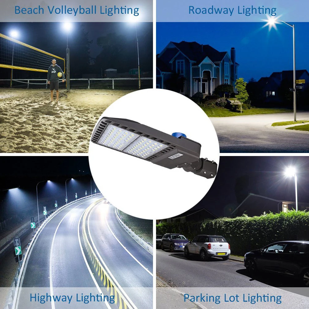 Motion Sensor Dusk to Dawn LED Street Lighting with Remote Control Waterproof for Parking Lot Stadium Garden Pathway