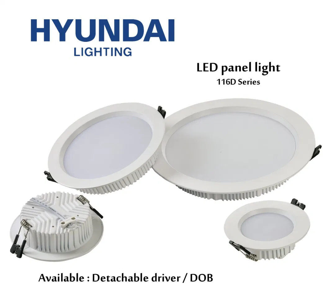 Hyundai Commercial Hotel Office Villas Household Indoor High Power Flush Mount Recessed LED Downlight Ceiling Light