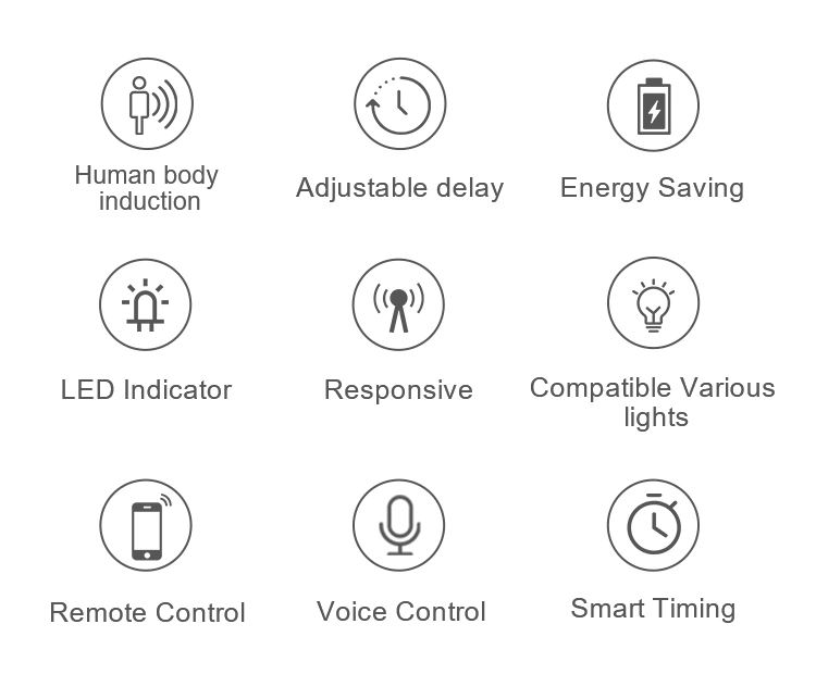 Smart Switch with Sensor Function Wireless Switch PIR Motion Sensor Switch