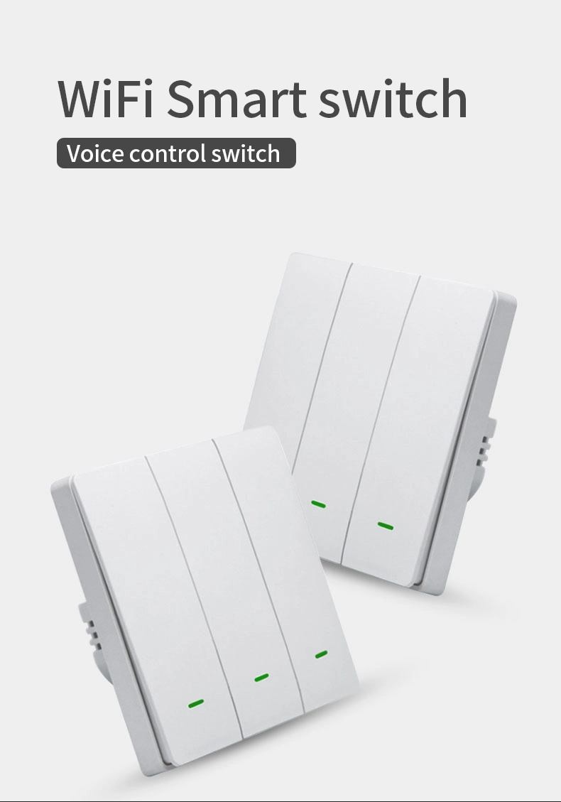 PIR Movement Sensor Light Switch Motion Detector 3 Line Modular Smart Wall Switch