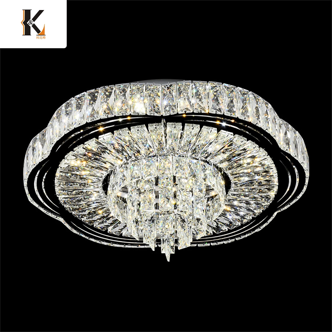 Crystal Decoration Ceiling Light China Dropshipping Modern LED Spiral Sphere Rain Drop K9 Ceiling Lighting Chandelier Living Room Hotel Crystal Ceiling Light