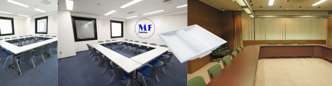 2X2FT 2X4FT AC 200-240V 130lm/W 26W 35W 50wflat Drop Ceiling Recessed Square LED Panel Troffer Light for Office Lighting Commercial Space Retail Store School