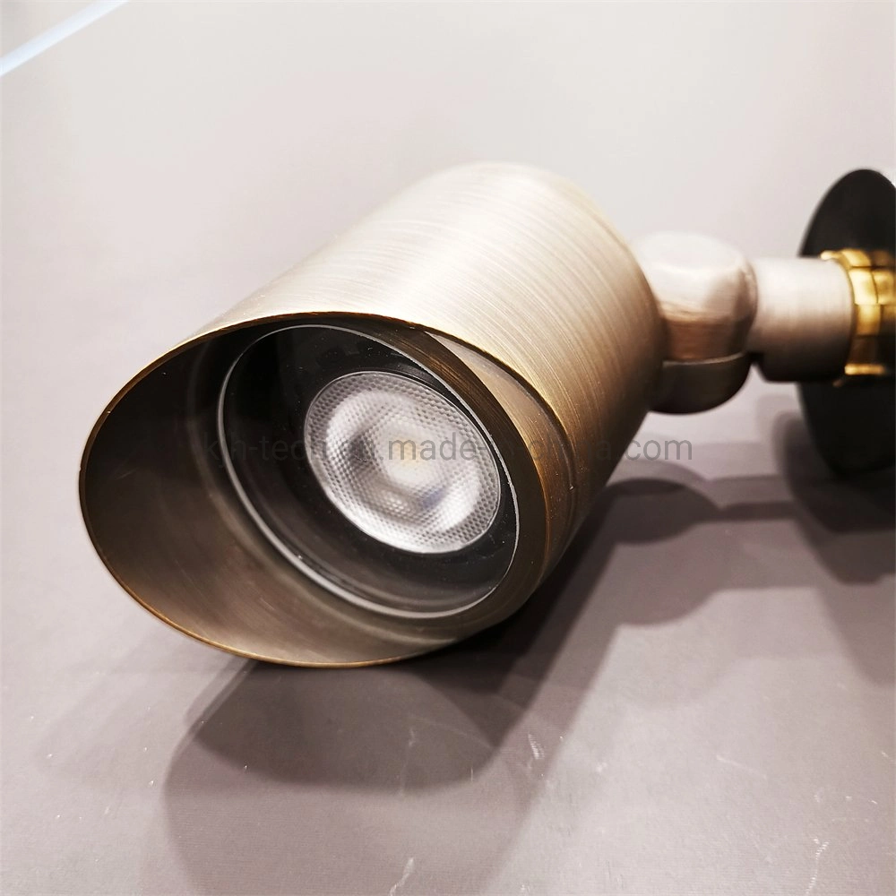 Brass Fixture 12V Low Voltage Outdoor LED Landscape Lighting Waterproof up and Down Accent Lighting Holding MR16 Lamp