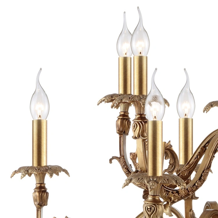 Traditional Brass Dining Room Chandeliers Lighting Fixtures (WH-PC-19)