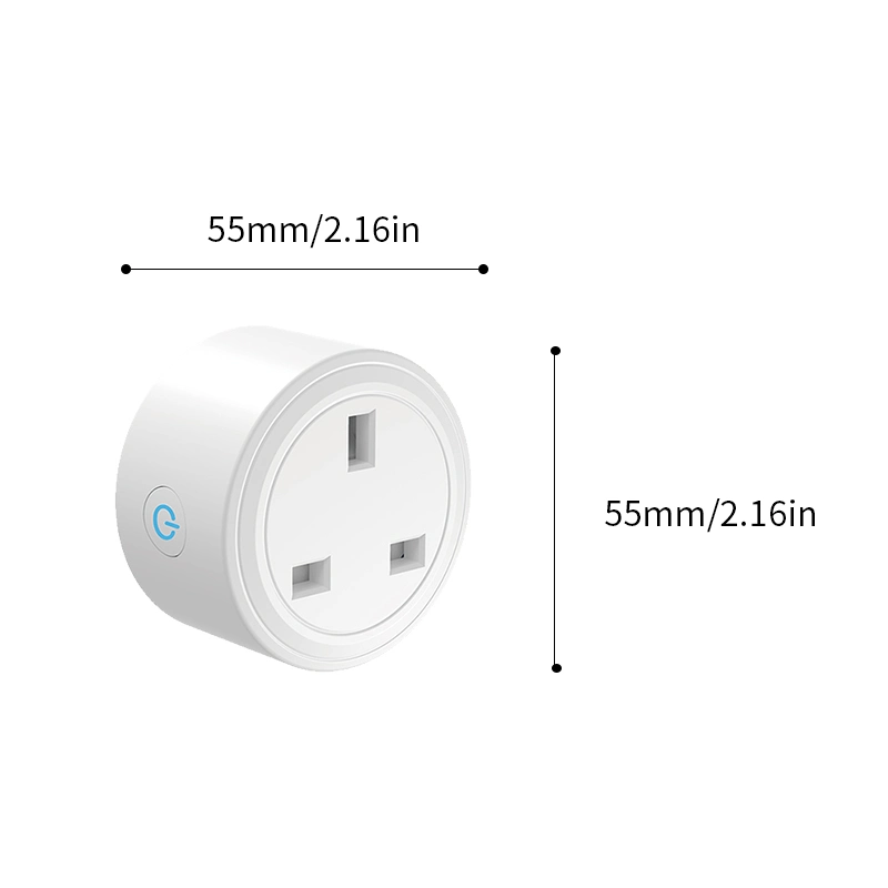 UK EU Us Tuya 16A Customization Zigbee Light Support Google Home Works with Amazon Alexa WiFi Smart Wall Plug