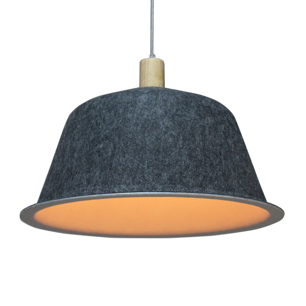 Recycled Pet Felt Office Restaurants Commercial Occasion Lighting Lamps Bell-Shaped Pendant Lampshade for Home Office