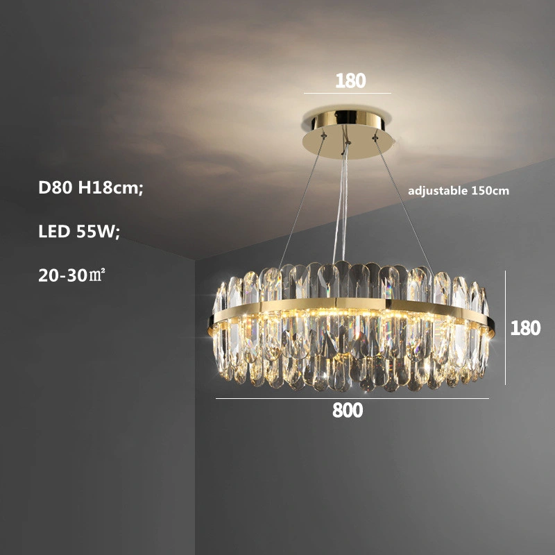 Luxury Modern Chandelier Lighting for Living Room LED Island Contemporary Lighting (WH-MI-307)