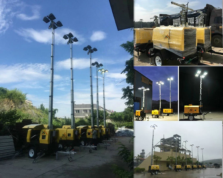 Super-Above Hydraulic Portable Lighting Tower Emergency Lighting for Sale