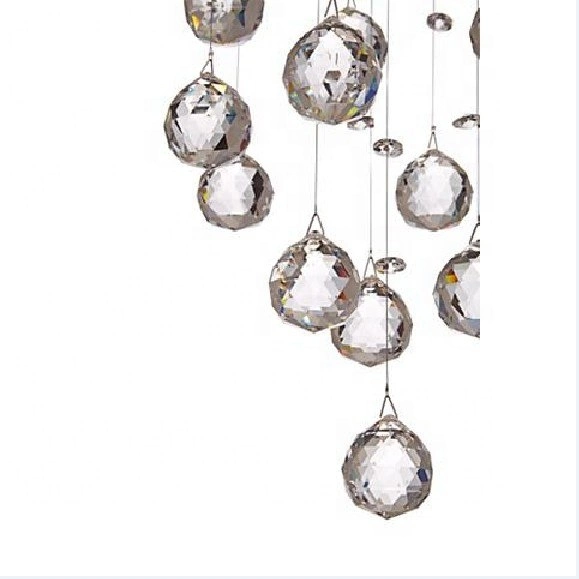 Drop Crystal Ceiling Chandelier LED Crystal Decoration Light (WH-CA-01)
