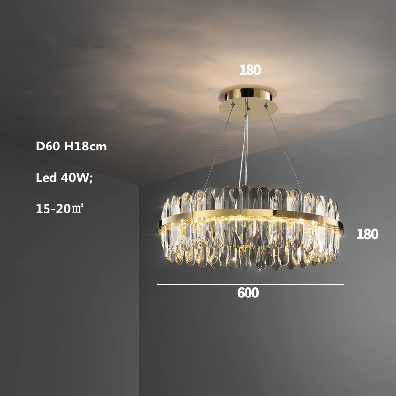 Luxury Modern Chandelier Lighting for Living Room LED Island Contemporary Lighting (WH-MI-307)