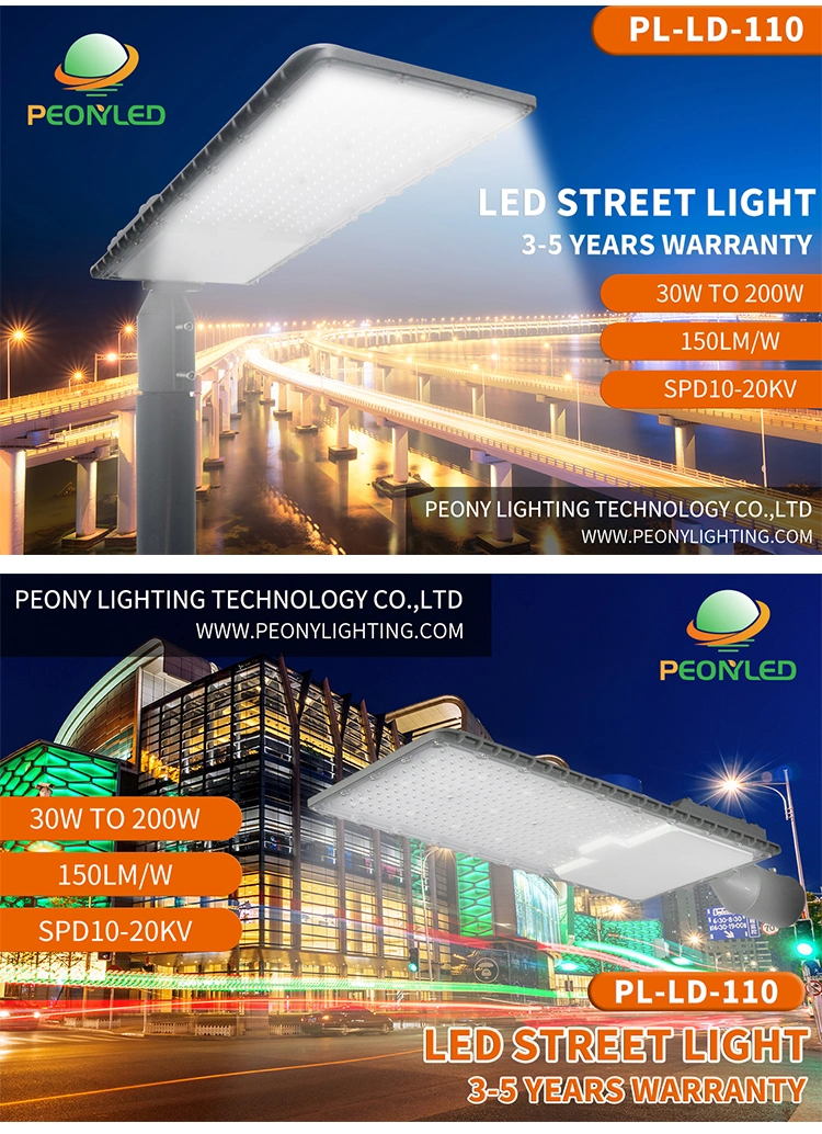 Iot Control IP66 LED Street Light Outdoor Area Lighting Fixtures in New Design 150W LED Street Light