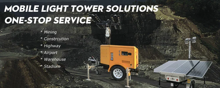 Super-Above Hydraulic Portable Lighting Tower Emergency Lighting for Sale