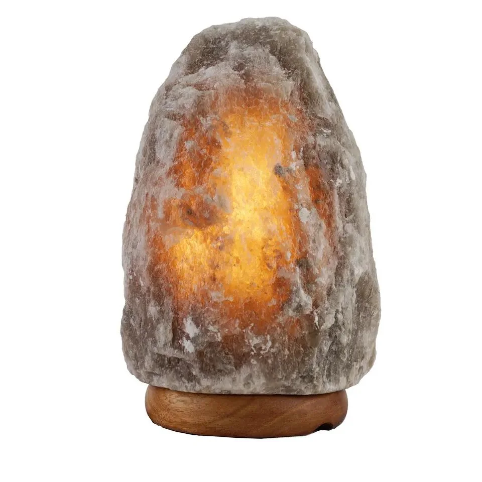 2023 Decorative Grey Stone Natural Air Fresher Sauna Himalayan Salt Lamp