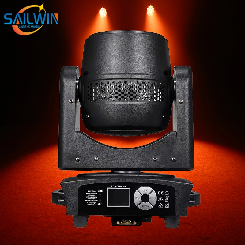 7X40W LED Zoom Mini Moving Head Wash Stage Light DMX RGBW for DJ Disco Wedding Party