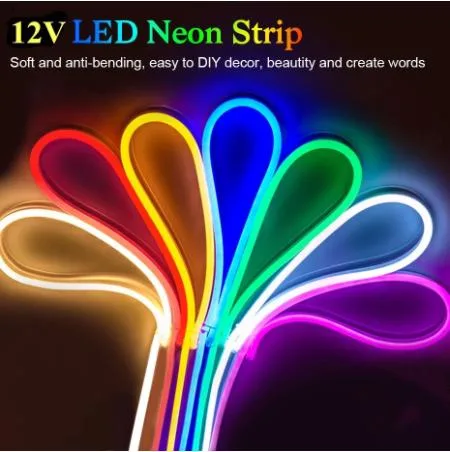 Flex LED Neon Rope Light Green 120&prime; Holiday Decorative Lighting