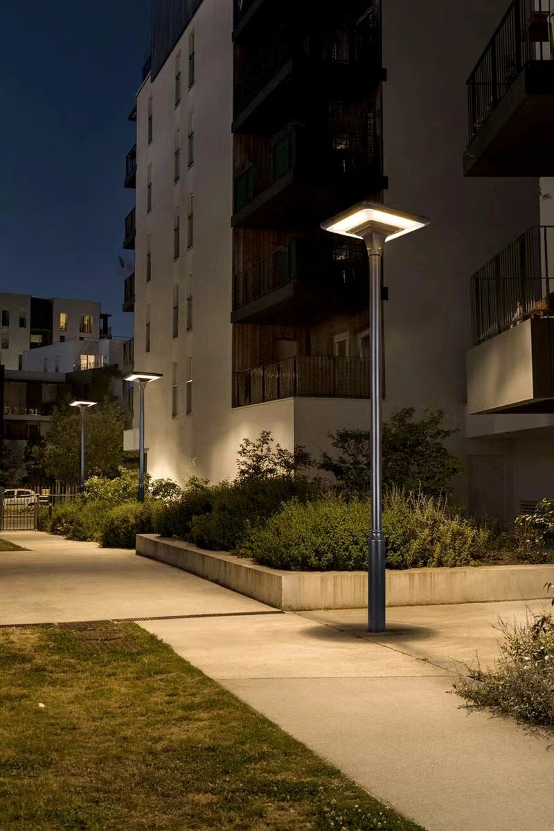 High Power LEDs Lighting Lamp Alu. Smart Sensor Solar LED Garden Light Outdoor Yard Pathway Landscape Street Lighting with Warm LED Lights