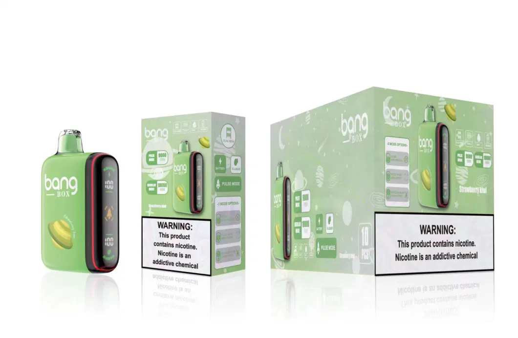 Original Bang Box 9000/18000 Puffs Disposable Vape with Full LCD Screen Dual Mesh Coils E Cigarette Geek Vapes Tornado 12000 Pulse 15000 Puff Airflow Vaporizer