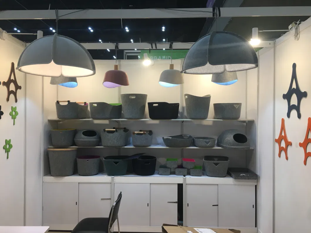 Recycled Pet Felt Office Restaurants Commercial Occasion Lighting Lamps Bell-Shaped Pendant Lampshade for Home Office