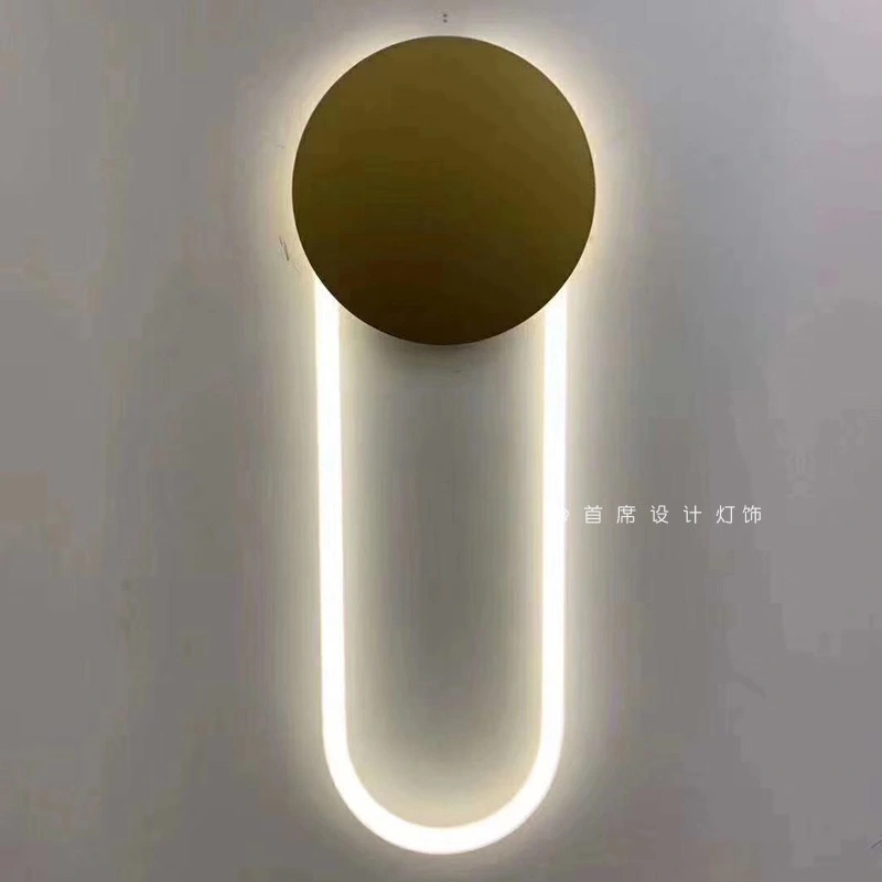 Minimalist Creative Living Room Wall Lamp Postmodern Designer LED Wall Sconce (WH-OR-213)