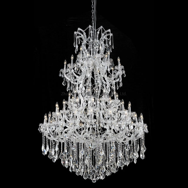 White Chandelier 18 Light Living Room Bedroom Ceiling Decoration Luster crystal Pendant Lighting