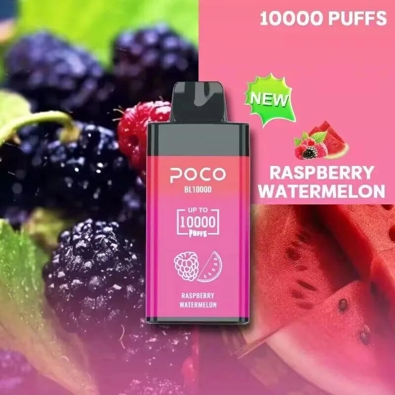 Original 10000 Puff Poco Bl Disposable Vape Pen E Cigarette with Airflow Control Rechargeable Battery and 20ml Prefilled Pod