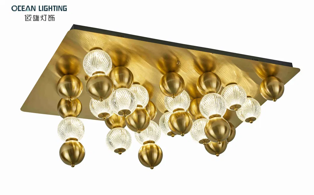 Modern LED Living Room Hotel Pendant Lighting New Design Round Ceiling Light
