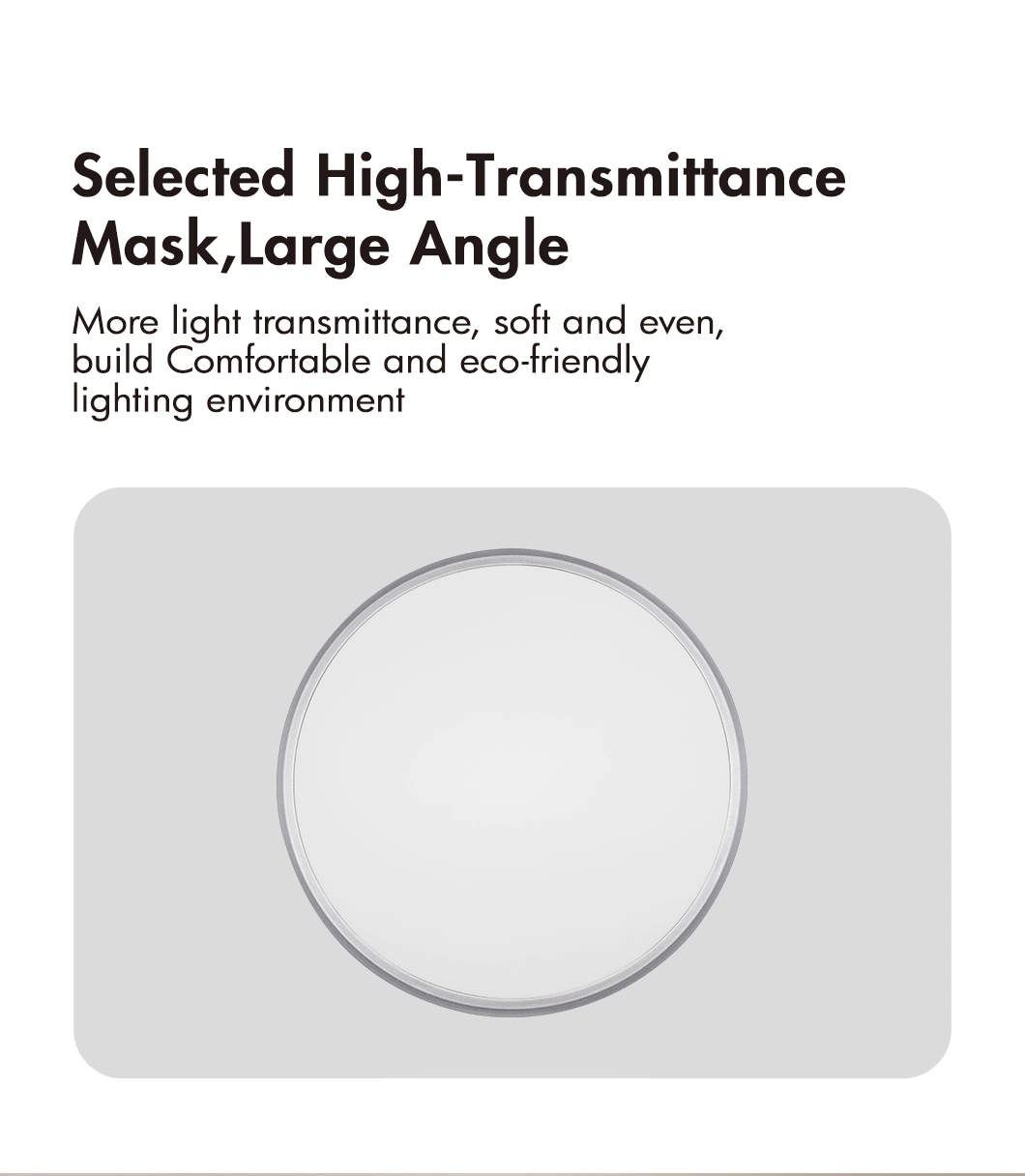 Lighting Ambient Flush Mount LED Ceiling Light for Office Bedroom Living Room Ambiance Home