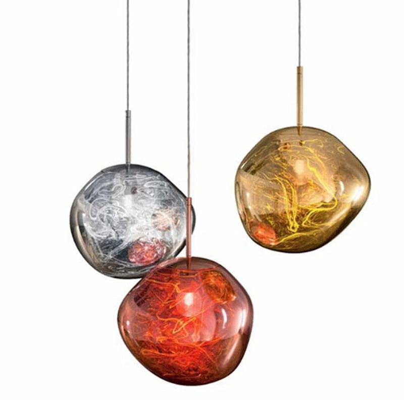 Modern Glass Pendant Lamp Lava Mini Glass Lighting Fixture