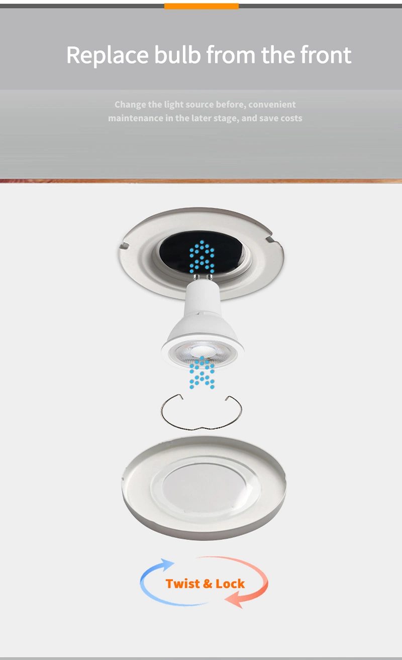 Lighting Bathroom Downlighters IP65 Water-Proof Spotlight LED Ceiling Light Fixture