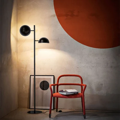  Lámpara decorativa de diseño moderno para el suelo de la cabecera, sala de estar