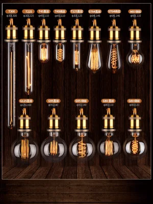 LED 4W Candle Filament Bulbos ST64 A60 E27edison antigüedad decorativa Iluminación