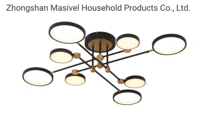  Masivel Fábrica 8-Heads 50W Luz de Techo LED Moderna Luz LED Interior