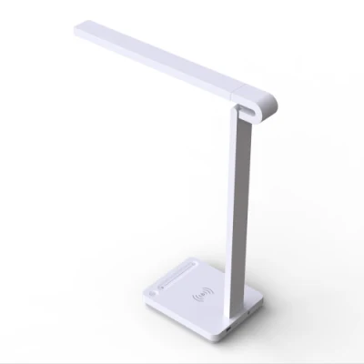  Escritorio Luz Oficina de cabecera Estudio de carga inalámbrica moderna Mesa LED Lámpara