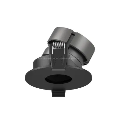  Empotrada empotrada a medida de fábrica empotrada montada en superficie 5W-30W aluminio GU10 Rebajada redonda Lámpara DE techo LED para iluminación descendente RoHS