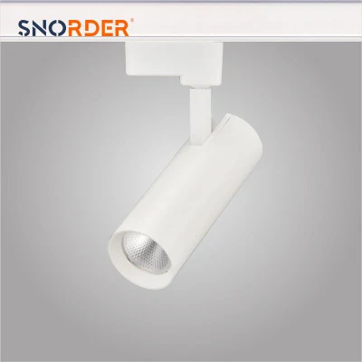 Fabricado en China 30W mejor venta de pistas de arena blanca comercial LED Luz 3-fase 4-alambre Iluminación interior 74*175mm