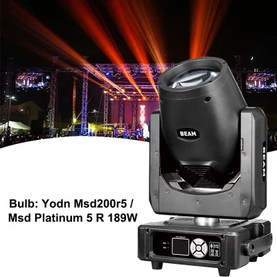  Luces de haz móvil luces de 230 etapas Mini viga de cabeza móvil Luz para DJ Disco luces de fiesta