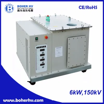  Soldador de electrones de alta tensión de alimentación de 6 kW de potencia de 150kV EB-380-6kW-150kV-F30A-B2kV